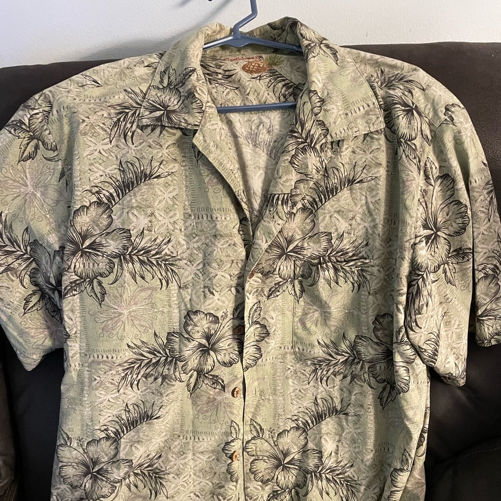 Caribbean Hawaiian shirt men’s XL button down